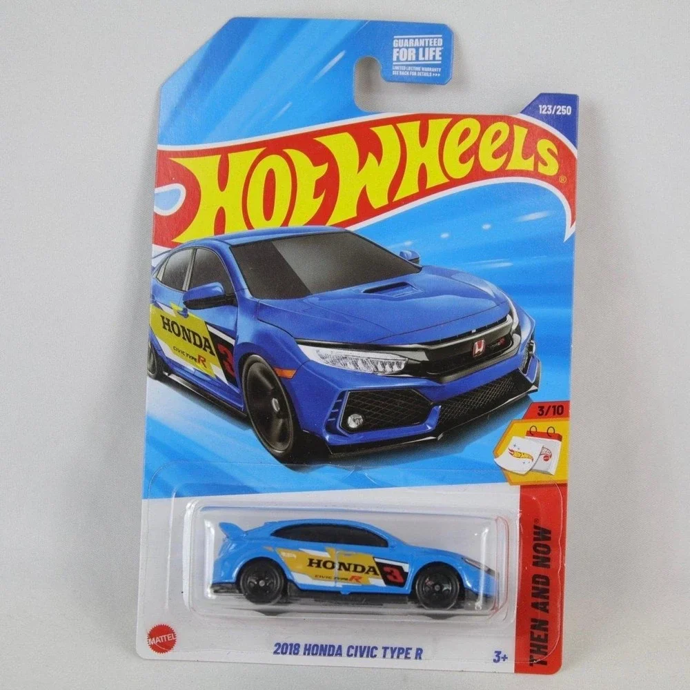 Hot Wheels Blue 2018 Honda Civic Type R Toy Car -‎ NEW